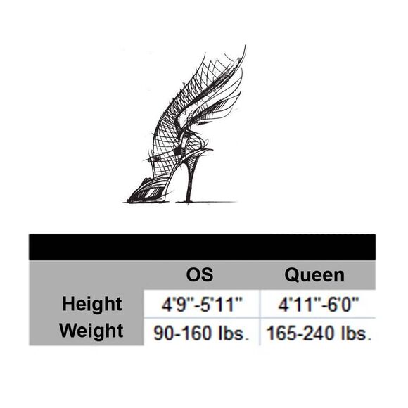 French Cut Support Pantyhose Womens One Size Reinforced Toe Tights - Picture 2 of 10